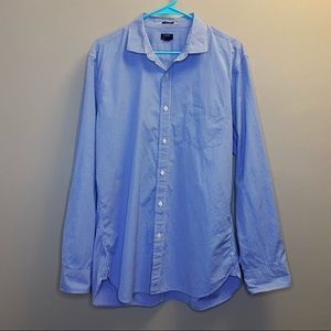 J.CREW Men’s premium shirting blue buttons down XL